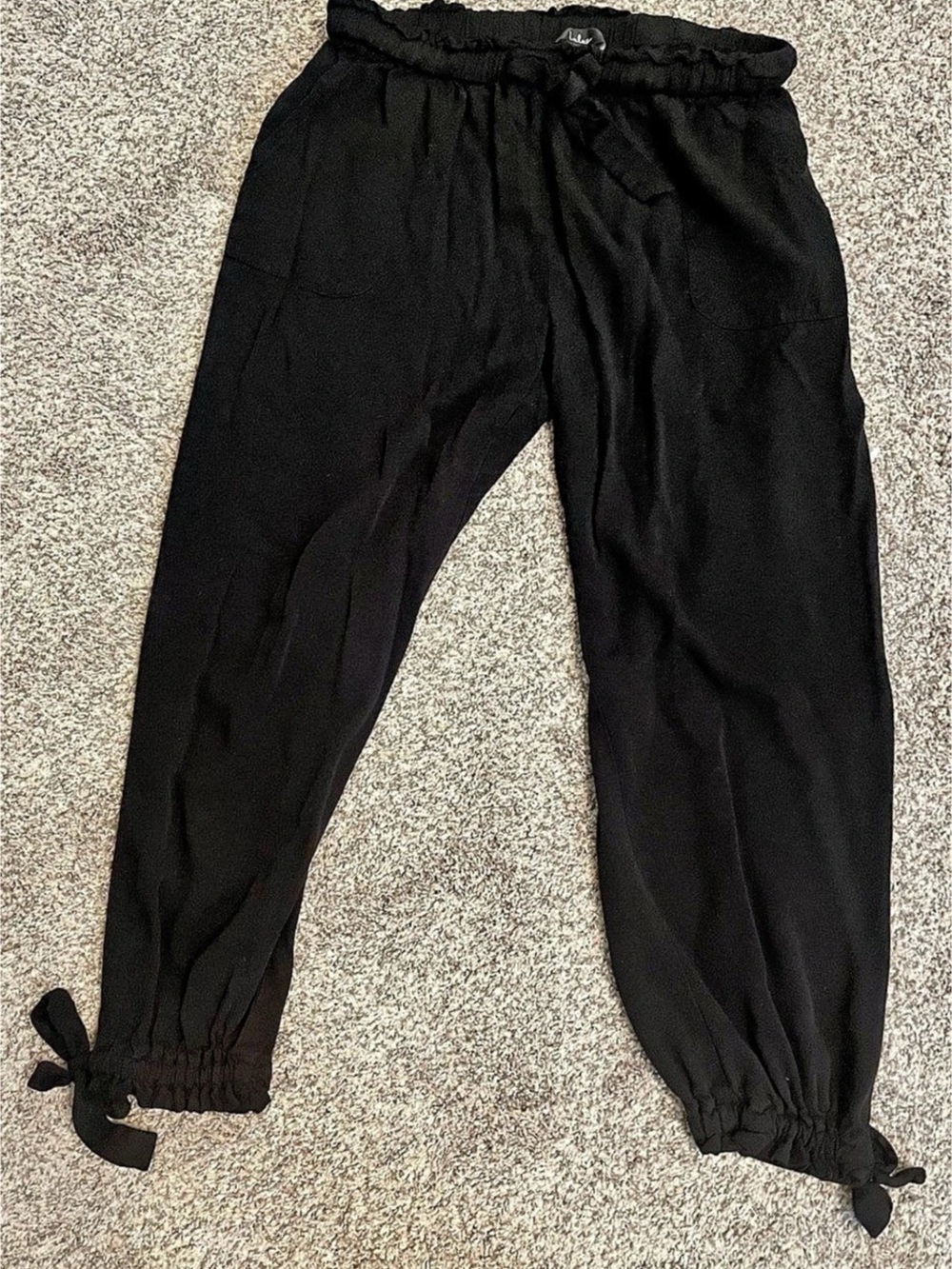 Wild Fable Black Jogger Pants Size Medium Like New